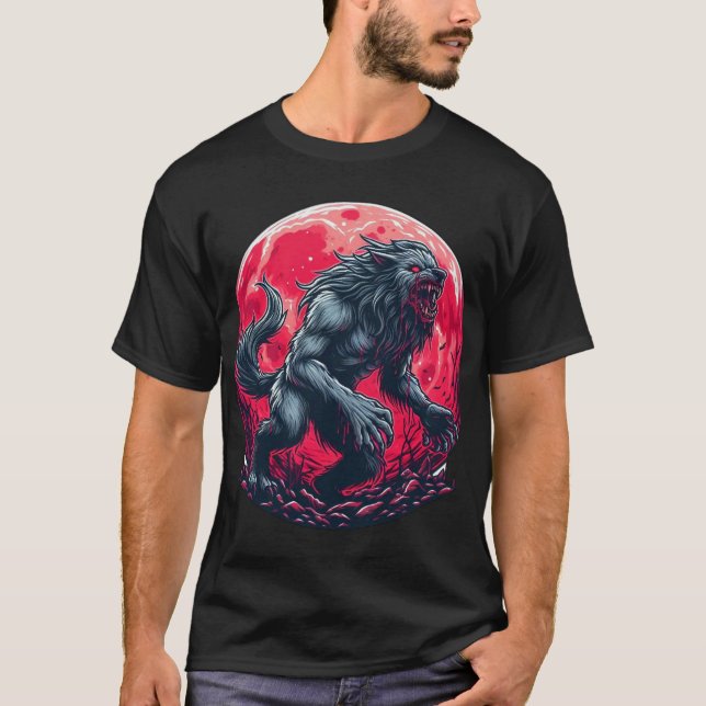 Werwolf art T-Shirt (Vorderseite)