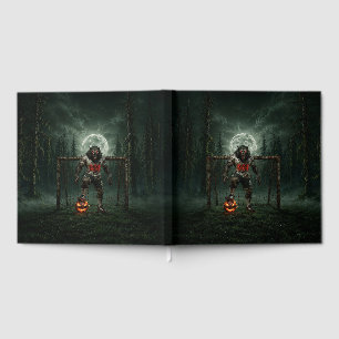 Werwolf-Fußballspieler-Halloween-Horror-Kunst Gästebuch