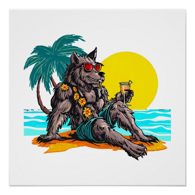 Werwolf im Urlaub Poster (Vorderseite)