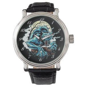 Werwolf-Moon Armbanduhr