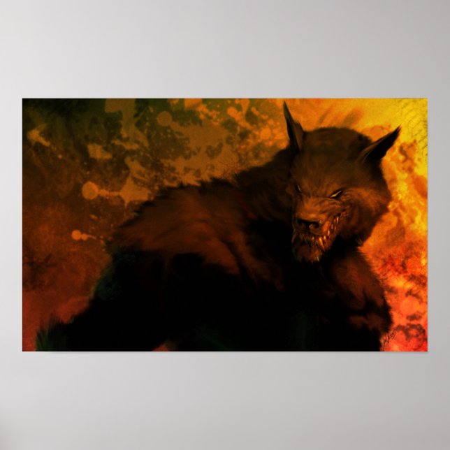 Werwolf Poster (Vorne)
