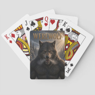 Werwolf Spielkarten, Pokerkarte