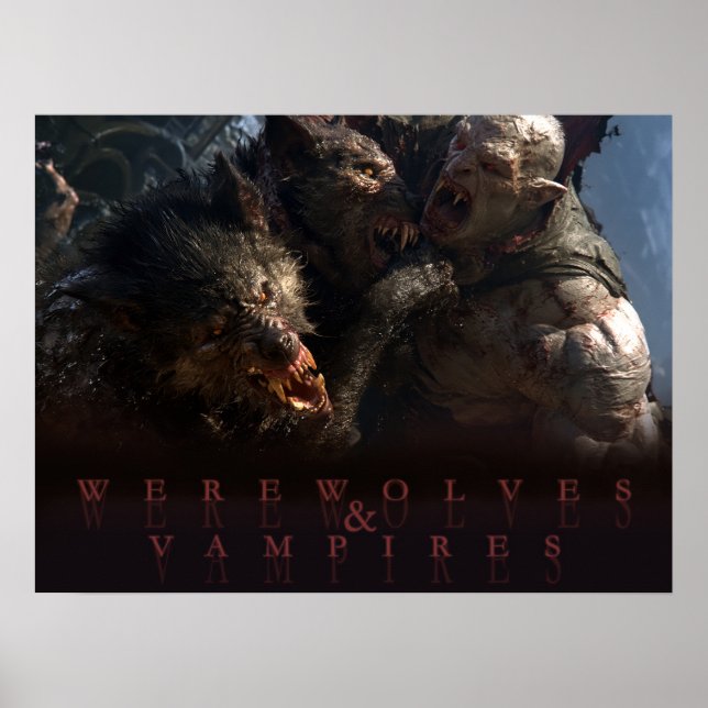 Werwölfe & Vampire - Der Kampf Poster (Vorne)