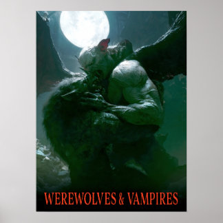 Werwölfe & Vampire - Dominanz Poster