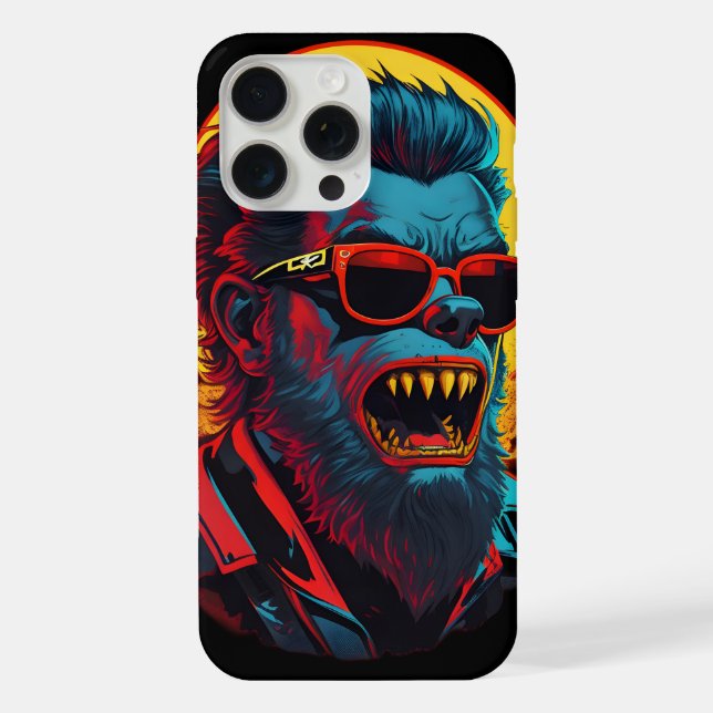 Werwölfe Zombie iPhone 15 Pro Max Hülle (Rückseite)