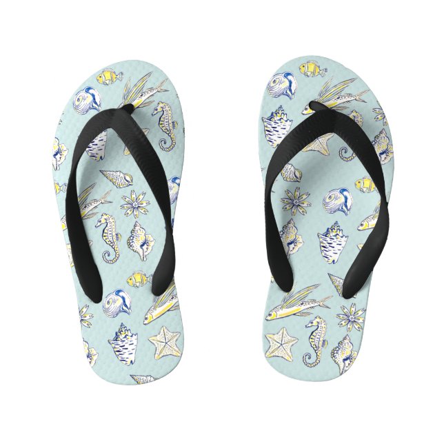 Wesen aus dem Ozean Kinderbadesandalen (Fußbett)