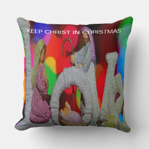 Wesen des Weihnachtsfestes mit Liebe zur Kippensze Kissen