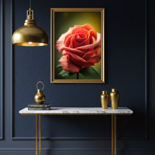 Wesensgehalt der Rose Poster