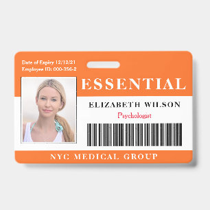 Wesentlich Moderne Mitarbeiter-Foto-ID Ausweis