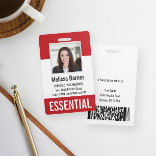 Wesentliche Foto-ID-Sicherheit für Mitarbeiter Ausweis