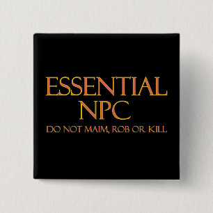 Wesentliche NPCs dürfen nicht schief gehen oder lu Button