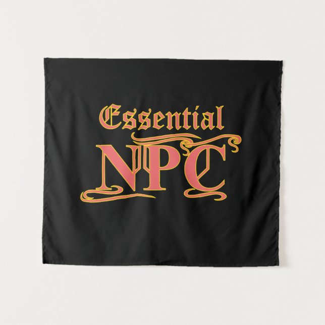 Wesentliche NPCs dürfen nicht schief gehen oder lu Wandteppich (Vorderseite (Horizontal))
