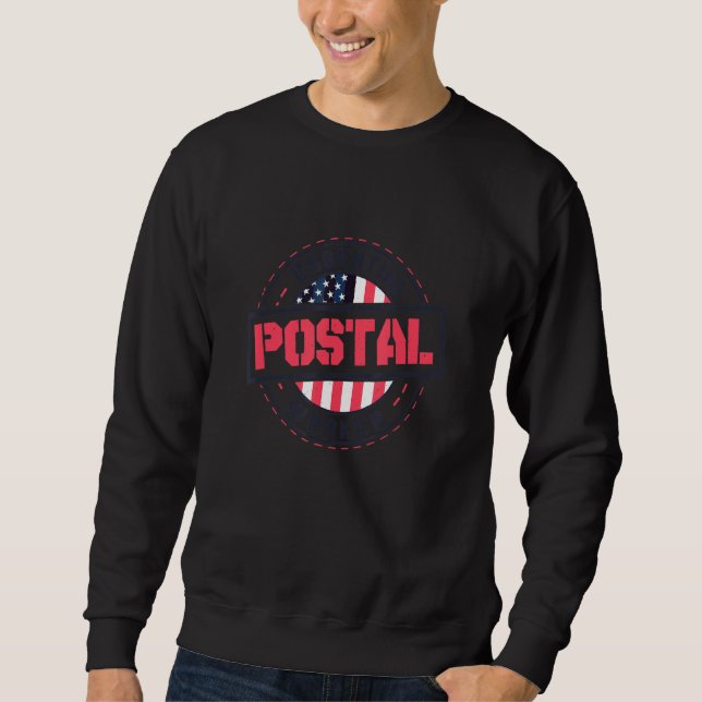 Wesentlicher Postarbeiter, Briefträger und Postträ Sweatshirt (Vorderseite)
