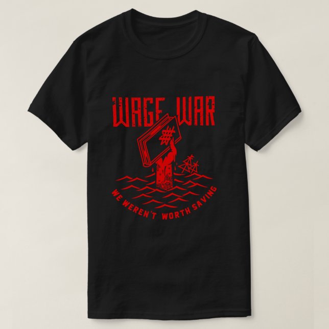 Wesentlicher T - Shirt des Lohnkriegs (Design vorne)