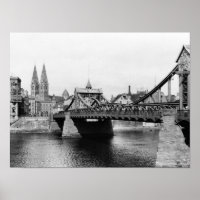Weser Bridge, Bremen, c.1910