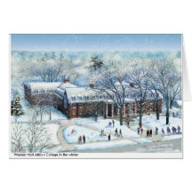 Wesley Hall Albion Uni, farbenreiche Anmerkung des