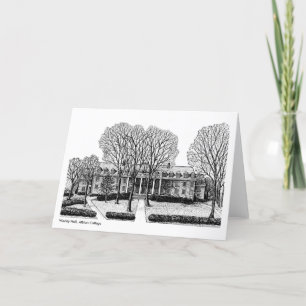 Wesley Hall, université d'Albion, carte pour notes