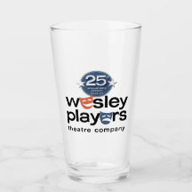 Wesley Players 25-jähriges Glass