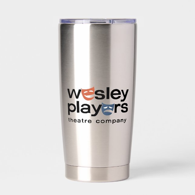Wesley Players Thermal Tumbler aus nicht rostendem Thermobecher (Vorderseite)