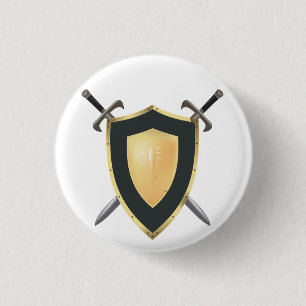 Wesnoth Schild u. gekreuzte Schwerterlogoknöpfe Button