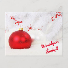 Wesołych Świąt Frohe Weihnachten in Polnisch
