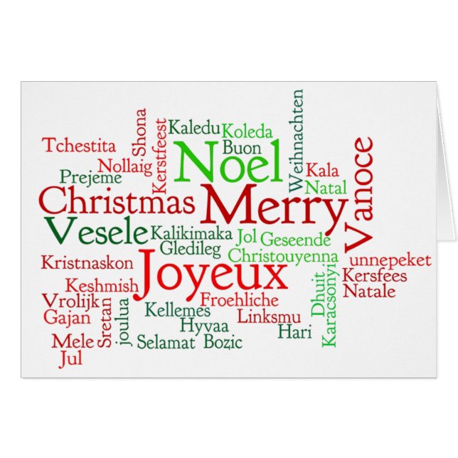 Wesołych Świąt…! Frohe Weihnachten in Polnischrf (Vorderseite (Horizontal))