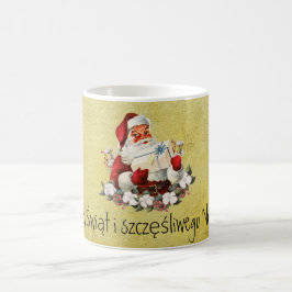 Wesołych Świąt Frohe Weihnachtsgeschenk für Großva Kaffeetasse