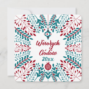 Wesołych Świąt, Kaszubi Feiertagskarte