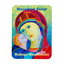 Wesołych Świąt Merry Christmas Gift Polish Magnet