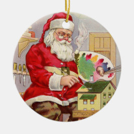 Wesołych Świąt Polnisch Frohe Weihnachtsdekoration Keramik Ornament