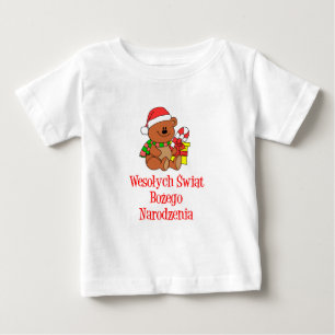 Wesolych Swiat Polnisches Weihnachtsfest Baby T-shirt