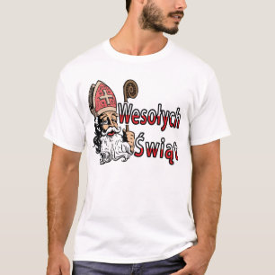Wesolych Swiat Sankt Nikolaus T-Shirt