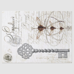 Wespe-Skript Decoupage Seidenpapier