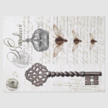 Wespe-Skript Decoupage Seidenpapier