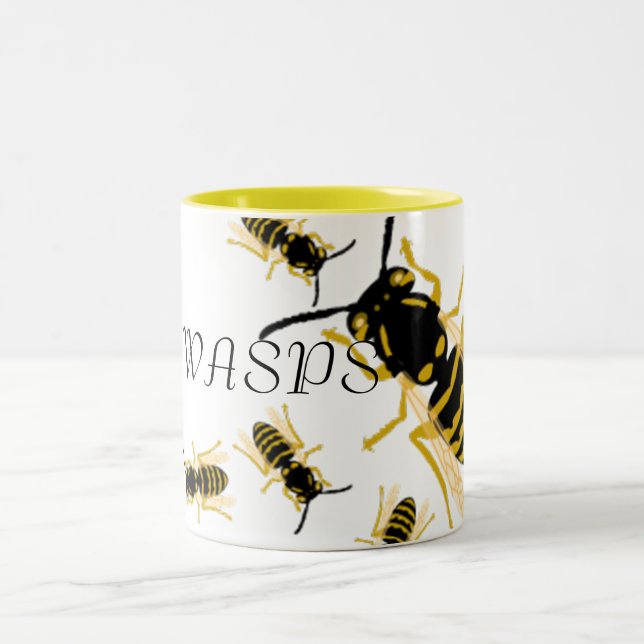 WESPEN ZWEIFARBIGE TASSE (Mittel)
