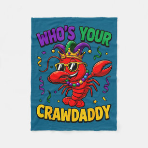 Wessen Crawdaddy-Crevetten-Narren-Perlen lustig Ma Fleecedecke