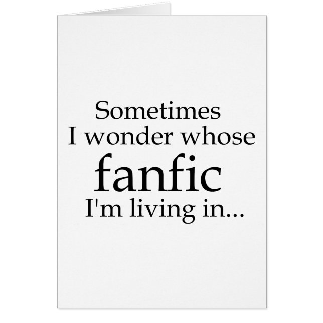 Wessen Fanfic? (Vorne)