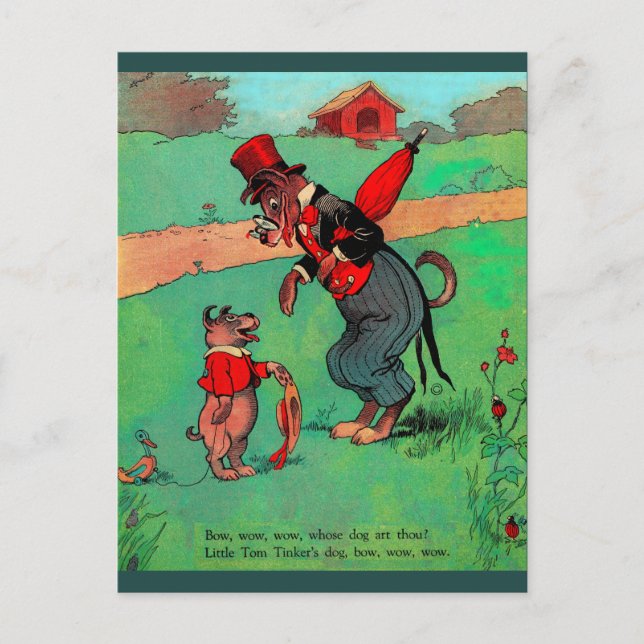 Wessen Hund bist du? Postkarte (Vorderseite)