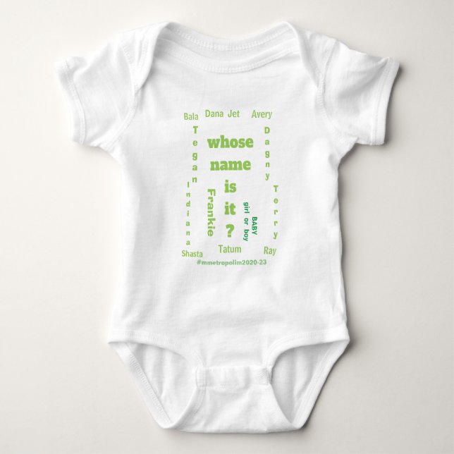 Wessen Name ist es? Alle Größen Tshirts von Metrop (Vorderseite)