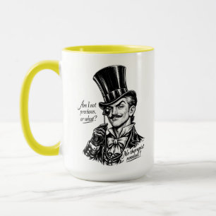 Wessen Schatz?! Geistreicher Lord-Karrikatur Tasse