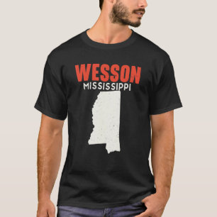 Wesson Mississippi USA Staat America Travel Missis T-Shirt