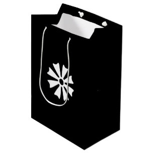 West African Adinkra Symbol (Weisheit) Mittlere Geschenktüte