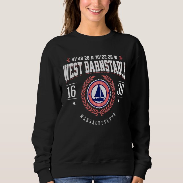 West Barnstable Massachusetts Cape Cod MA Beach So Sweatshirt (Vorderseite)