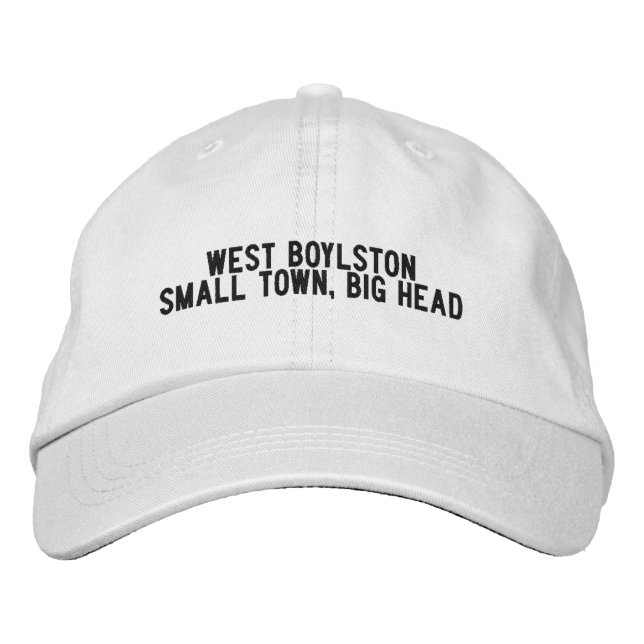 West Boylston Massachusetts Hat Bestickte Baseballkappe (Vorderseite)