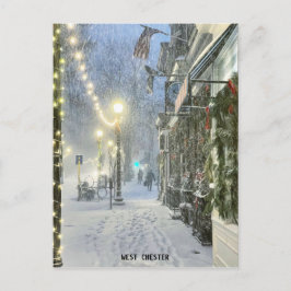 West Chester Winter Postcard Postkarte