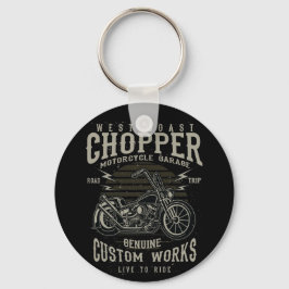 West Coast Chopper Motorrad Garage live to Ride Schlüsselanhänger