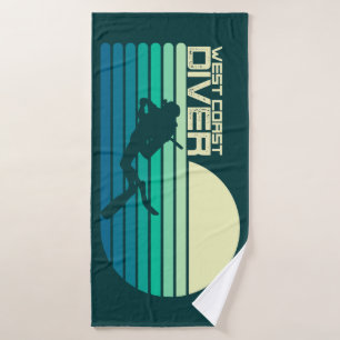 West Coast Diver SC Badehandtuch