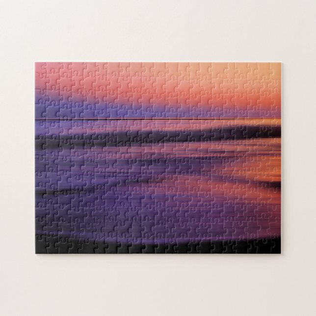 West Coast Sunset Ocean Abstrakt (Horizontal)