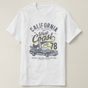 West Coast Surfing T - Shirt