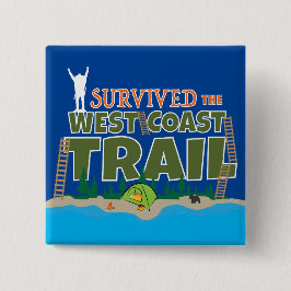 West Coast Trail, überlebte ich den West Coast Tra Button